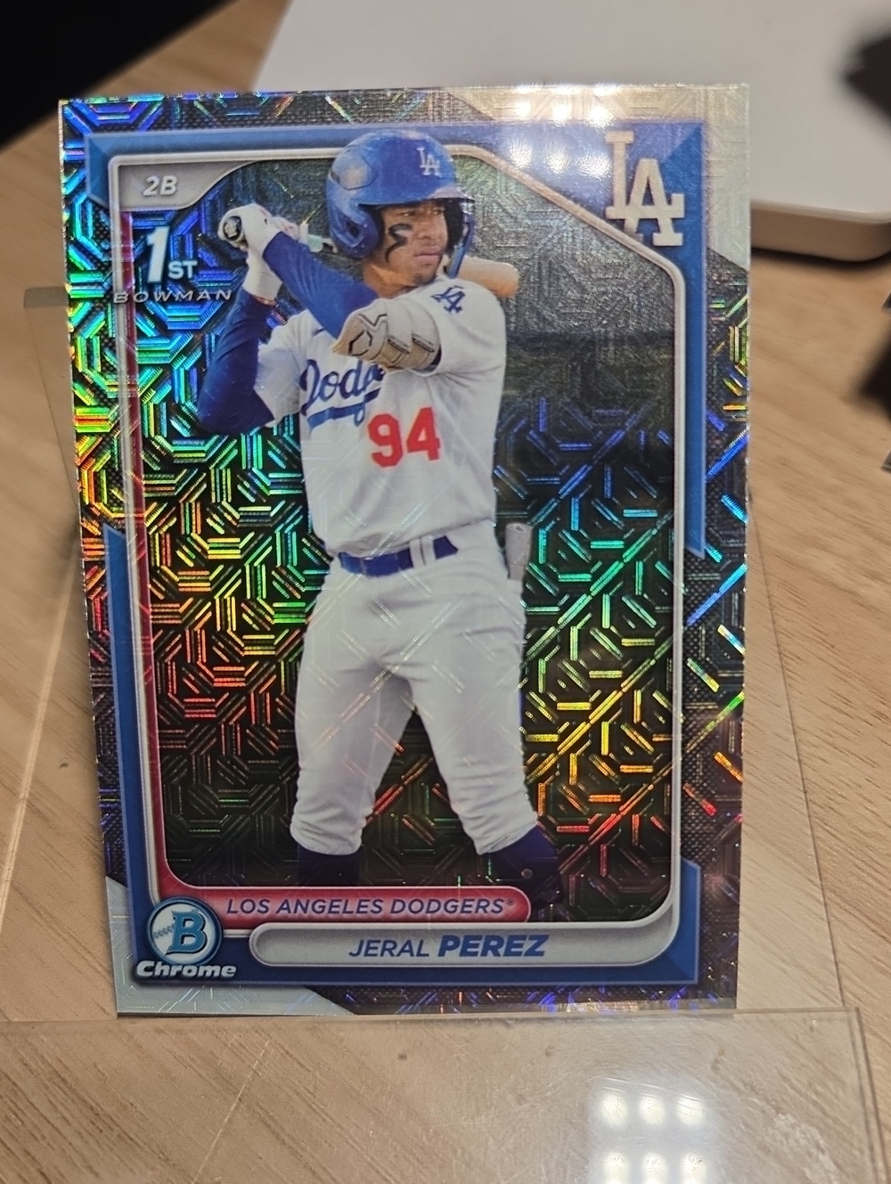 2024 Bowman 1st Mojo Refractir Jeral Perez